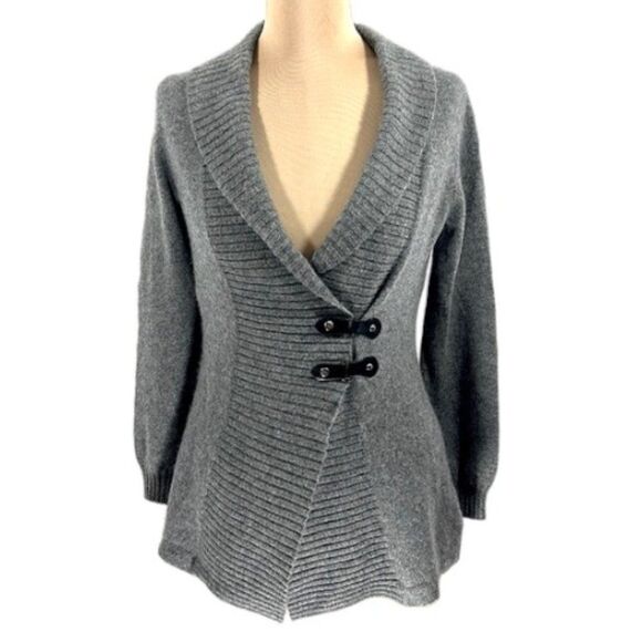 Cynthia Rowley Cashmere Cardigan Small Gray - Picture 1 of 12